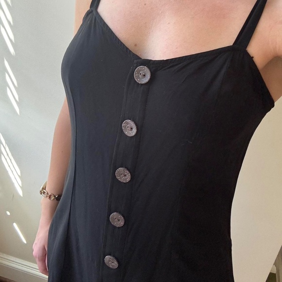 Express Black Mini Sundress - Picture 6 of 7